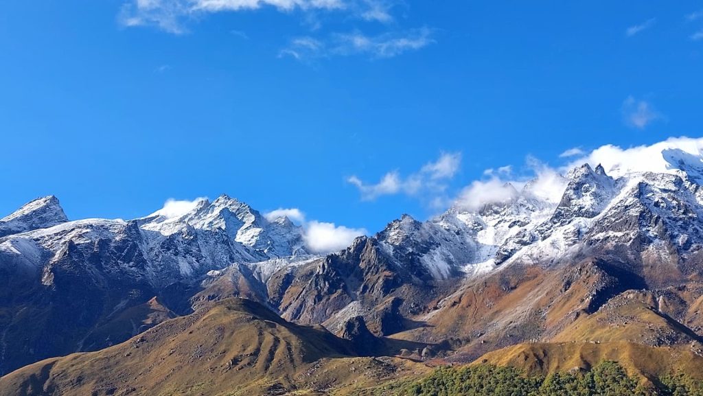 Range of Himalaya in Langtang Valley