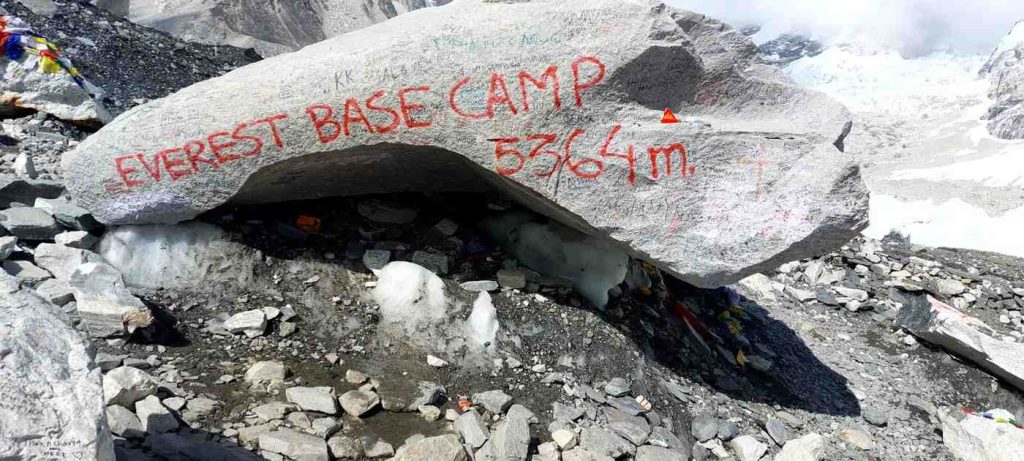 Everest base Camp 5,364
